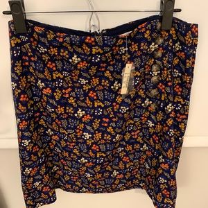 NWT Madewell floral skirt